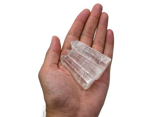 Image of Certified Clear Quartz Crystal Tower Obelisk Point For Chakra