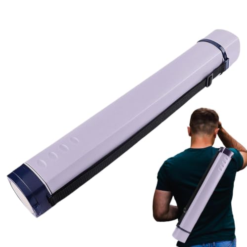 Tubo de caña de pescar y póster extensible de 24 pulgadas para planos 7