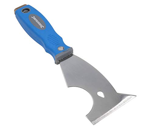 6-in-1 Tapeten-Dekorierwerkzeug, Schaber / Farbroller-Reiniger mit weichem Griff Cover