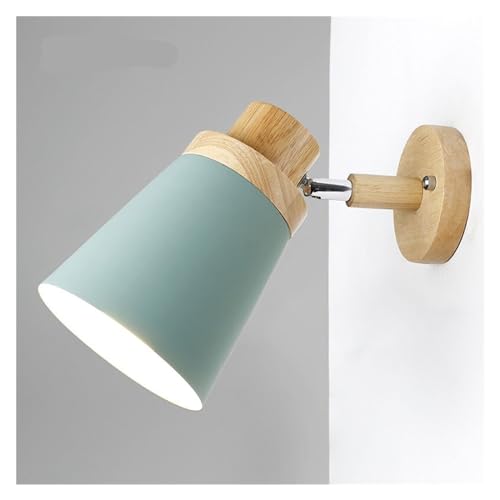Applique moderne en bois et métal vert Macaron de qualité supérieure
