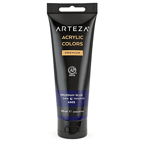 Arteza アクリル絵の具 4.06 oz Pouch ブルー ARTZ-8616