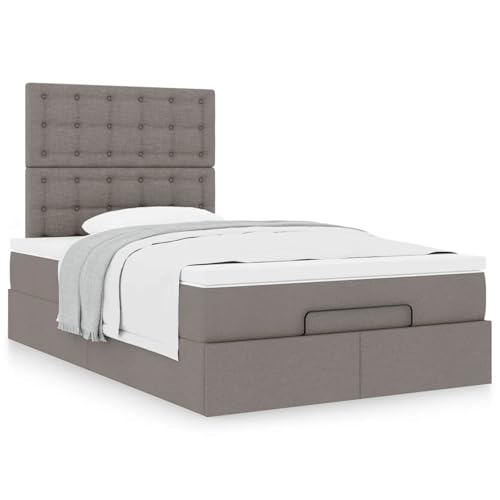 Fasba Ottoman-Bett mit Matratze Taupe 120x200 cm Stoff, Polsterbett Doppelbett Stilvolles Funktionsbett mit hydraulischem Stauraum3313317 – Bild 5