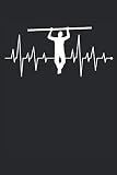 Herzschlag Herzlinie Herzfrequenz Pull-Up's: Notizbuch DIN A5 I Liniert I 120 Seiten I Geschenk Sportart Klimmzüge Freizeitsport Fitness Workout Aerobic Fitnesstraining Fitnessstudio Trainer Sportler