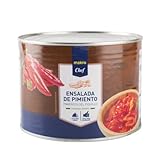 Pimientos del Piquillo y Rojo Chef – Versatilidad y Sabor Mediterráneo para tus Recetas (3 LATAS, Ensalada pimiento del piquillo lata 1500g)