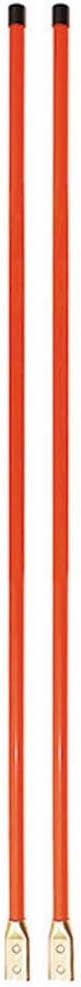 PTP PRO TRUCKING PRODUCTS 36" Long Orange Snowplow Marker Kit with Hardware, Replaces Buyers 1308110