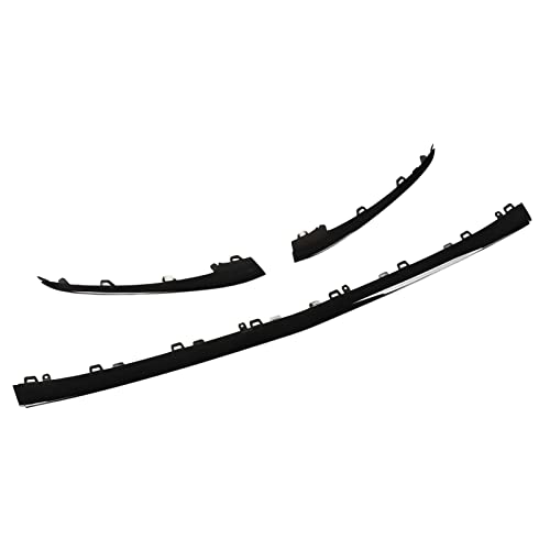 Keenso Car Front Bumper Trim,Gloss Black Bumper Trim S‑Class W222 V222 AMG Line Facelift 2018‑2020