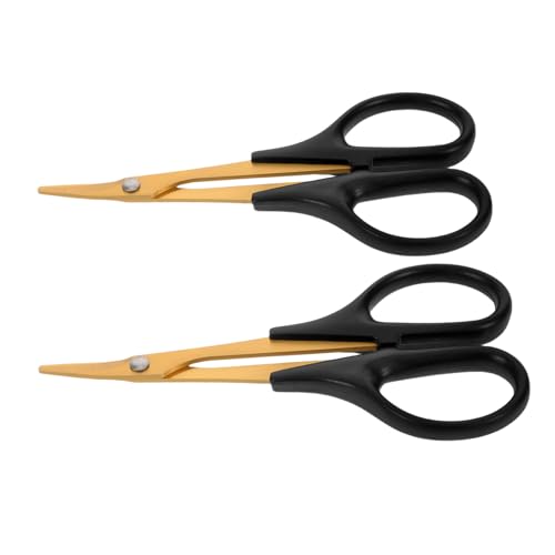 WEKAMOS 2 Piezas Tijeras para Recortar Carrocería RC Herramientas de Reparación para Coches Aviones y Camiones Tijeras de Precisión para Modelismo y Bricolaje