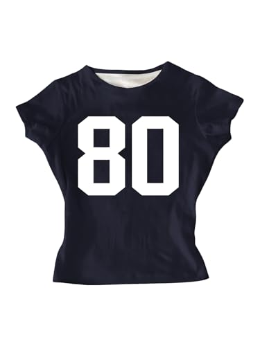 Image of RoseSeek Girl's Floral Graphic Crop Tops Tees Short Sleeve Crewneck Cute Slim Fit T Shirt Summer Tops
