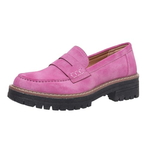 Womens Loafers Shoes Platform Chunky Penny Loafer Lug Sole Comfortable Slip On Work Office Business Casual Dress Shoes, US Size 5-11.5
