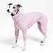 ESCCBOO Kuscheliger Baumwoll-Einteiler für italienische Windhunde, Whippets, superweicher, Warmer Schlafanzug und Overall (Größe XL, Violett)