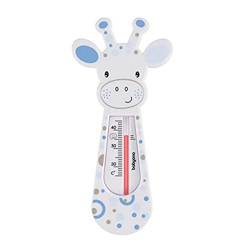 Babyono Schwimmendes Badethermometer ((Weiß/Blau Giraffe)