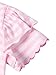 Ecolala Girls Ruffle Sleeve Striped Shirt Short Sleeve Heart Graphic Tees Summer Cute Tops Pink 7-8 Years