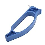 SPYMINNPOO Fishing Ice Auger Sharpener, Winter Ice Fishing Knife with ABS Handle Ice Auger Blade Sharpener Fishing Tackle Tool Fishing Supplies