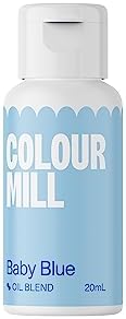 Colour Mill Oil Blend Food Colouring Baby Blue: Next Generation Oil Based Food Colours - 20 ml