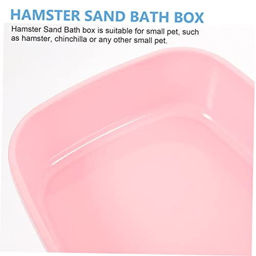 BESTOYARD 2 Pçs Hamster Secagem Banheiro Pequeno Animal De Estimação Banheiro Reutilizável Banheiras
