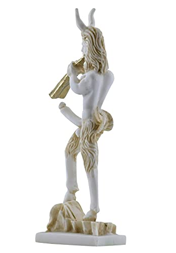 Pan Greek Nude God Of Nature Faun Phallus Penis Alabaster Statue Sculpture 11.4 Inches #TOP5