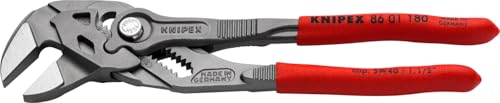 KNIPEX Tools - Pliers Wrench, Black Finish (8601180), 7 1/4-Inch, Black Finish
