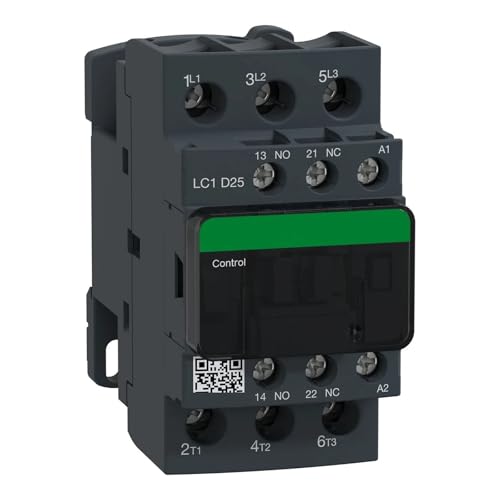 Contacteur LC1D25 LC1D25F7 résout les coupures de moteur triphasé 440V 25A