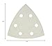 Bosch SDTW182 3-1/2 In. 180 Grit 25-Piece White Detail Sander Abrasive Triangles for Paint