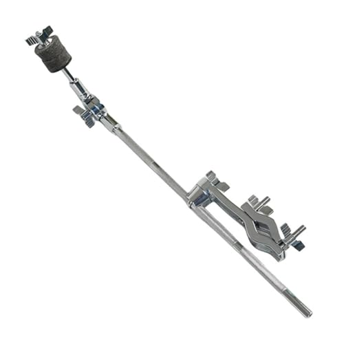 ibasenice Stainless Steel Cymbal Boom Arm Rhythm Cymbal Extension Clip for Wall Mount Stand