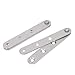 GOZOLA 4-Pack 360° Rotatable Door Pivot Hinges | Stainless Steel Drawer/Window/Door Fittings | 100mm/3.94in Size for Versatile Heavy-Duty Applications