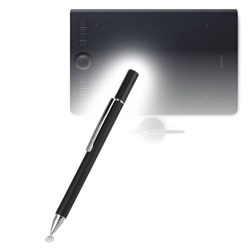 BoxWave Lápiz capacitivo compatible con Wacom Intuos Pro M (PTH 660), lápiz capacitivo FineTouch, lápiz capacitivo súper preciso, color negro azabache