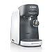 Produktbild Bosch Tassimo Finesse Kapselmaschine TAS16B4 Kaffeemaschine by, 70 Getränke, intensiverer Kaffee auf Kopfdruck, Abschaltautomatik, perfekt dosiert, platzsparend, 1400 W, 0,7l, weiß/dunkelgrau