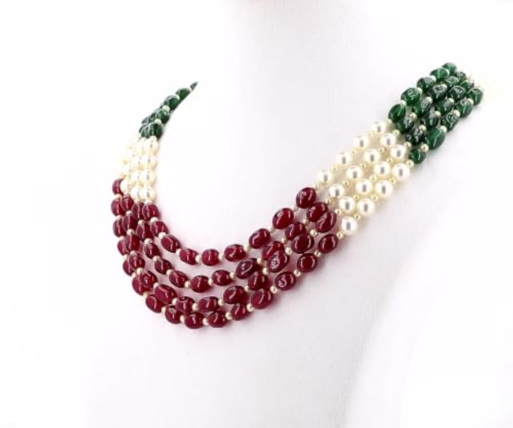 Multicolour Kanthala Necklace for Women