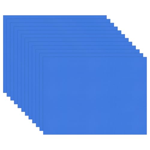 Image of M METERXITY 12-Pack Corrugated Plastic Sheets, 12 Inch x 16 Inch Waterproof Blank Corrugated Poster Board Yard Signs for Garage Sale /Office /Classroom /Party /Lawn Sign Road [4mm Thick, Blue]