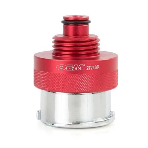OEMTOOLS 27248R Scion Radiator Adapter, Coolant Pressure Test Adapter, Automotive Coolant Pressure Tester, Toyota Rav4 Coolant