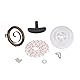 Cancanle Seilzug-Starter-Riemenscheibe, Griffseil, Federklinken-Kit für Stihl FC55 FS38 FS45 FS55 HL45 KM55 MM55 Motor