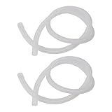 RDEXP 2 Pieces Plastic White 47.24' Length Hose Tube for Urinals for Man Women Elder