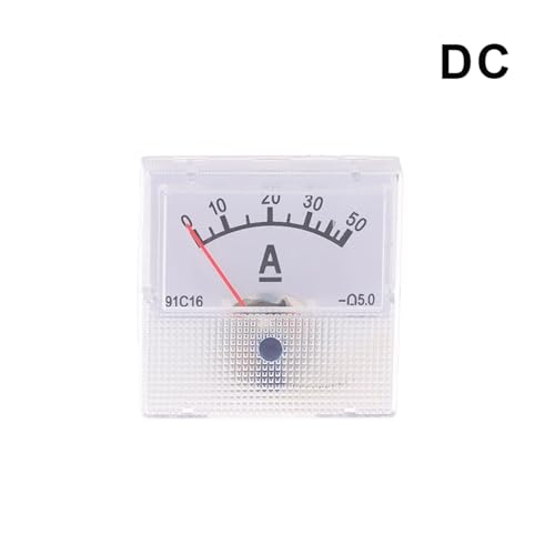 Ampèremètre DC 50A indicateur de tension analogique voltmètre tableau