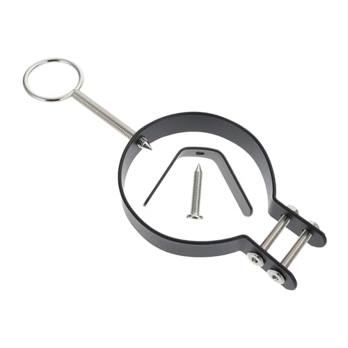 BAZEITFLOW Portaprosciutto in Ferro Nero per Uso Domestico Supporto per Prosciutti Spagnoli Rack Decorativo Resistente e Facile da Montare su Superfici in Legno