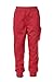 Gioberti Kids and Boys Jogger Track Sweatpants with Ribbed Cuffs, Red, Size 7