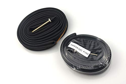 Fanspro 2 Pack 700 X 28-32C Road Bike Inner Tubes, 60Mm Presta Valve Premium Quality Butyl Inner Tube With 2 Tire Levers #TOP3