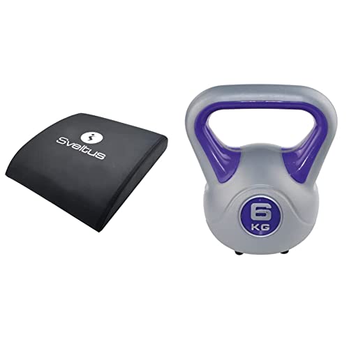 Sveltus AB Mat Unisex-Adult, Noir, Unique & Kettlebells fit, Mixte Adulte, Gris (Pourpre), 6 kg