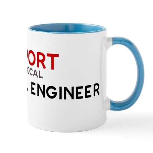 Taza de cerámica de 11 oz para ingeniero industrial miniatura 2