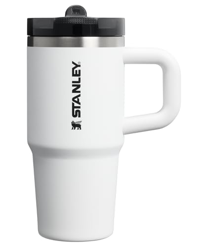Image of STANLEY Quencher ProTour Flip Straw Tumbler with Leakproof Lid 14 oz | Built-In Straw & Handle | Cupholder Compatible for Travel | Insulated Stainless Steel Cup | BPA-Free | Chalk