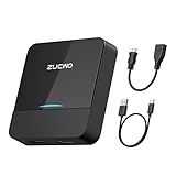 ZUCWO Wireless CarPlay Adapter & Car TV Mate Support Video HDMI Converter for TV Stick/Game Machine, 2-in-1 CarPlay HDMI Multimedia for Cars with Factory Wired CarPlay from 2016, Plug & Play, Black