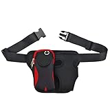 【Einstellbare und komfortable】Der super dehnbare, verstellbare Bauchtasche ist weich und dehnbar.Laufgürtel innerhalb von 75-112cm problemlos verstellbar und die Dichtigkeit kann je nach Größe der Taille angepasst werden. Passt für die meisten Taillengrößen.