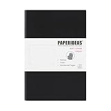 PAPERIDEAS ノート A5 ソフトカバー (ドット, ブラック)