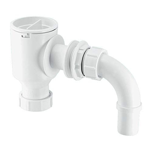 Image of McAlpine Complete Screened Tank Overflow Connector 1�" R45