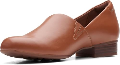 Clarks Women's Juliet Palm Loafer, Caramel, 11