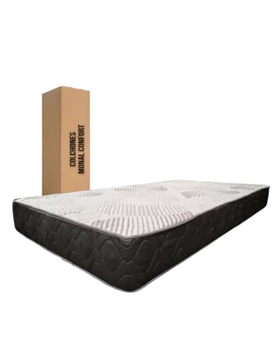 La mejor selección de Colchon Selther Individual más recomendados. 49 COLCHONES MONAL CONFORT | Colchón Individual | Acolchado Extra | Se amolda al Cuerpo, da Soporte Lumbar | Colchón de Temperatura Agradable| Despierta Relajado| 21 cm Grosor| Mod...