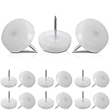 100Pcs Nail Chair Floor Protectors for Hardwood Floors - Nail Table Leg Floor Protectors for Chairs Furniture Sliders for Hardwood Floors Furniture Pads - Chair Feet Pads Floor Protector for Chairs