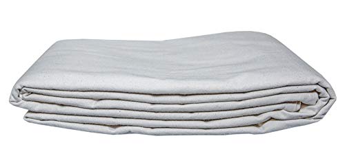 Image of Arka Home Products Dust Sheet Drop Cloth, Canvas (Natural) Protective Furniture Covers - HeavyDuty, Durable, Dust-Proof & Reusable for Painting, Decorating, Storage (12 X 10 Ft)
