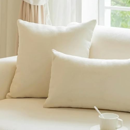Coussin de canapé en chenille chic et housse moderne antidérapante - 4