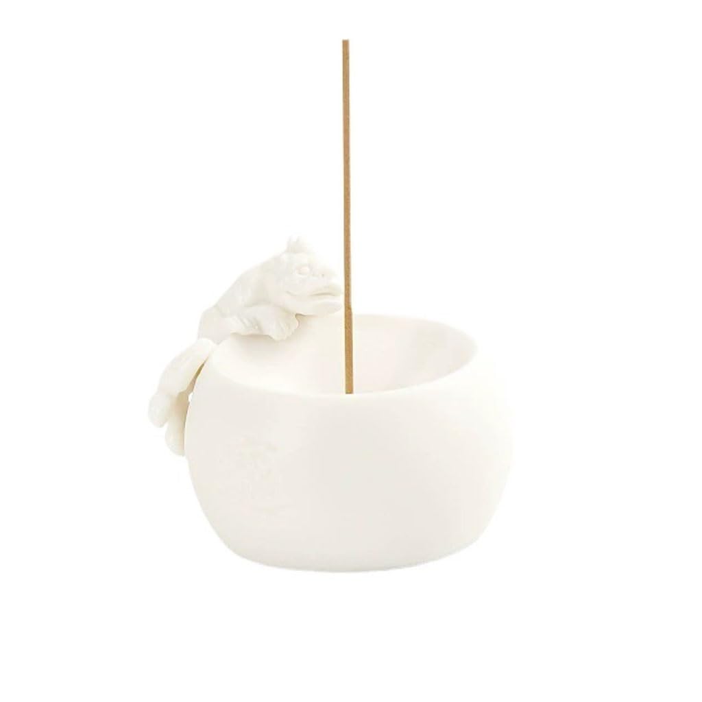 Quemador de incienso de cascada, soporte de incienso de porcelana blanca, decoración de aromaterapia, mesa de té para interiores, quemador de incienso de reflujo