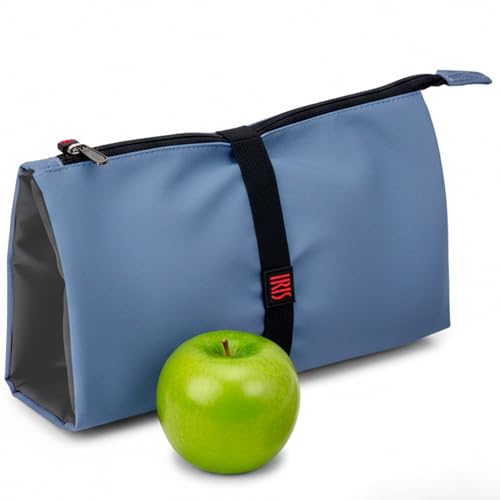 Iris Barcelona - Snack Bag Plegable 2,75 L - Bolsa Térmica Porta Alimentos Compacta 24x13x30 cm con Goma Ajustable para Bocadillo, Fiambrera, Merienda | Lunch Bag Ideal para Trabajo y Viajes